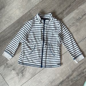 Joe Fresh zip up striped sweater 18-24 months